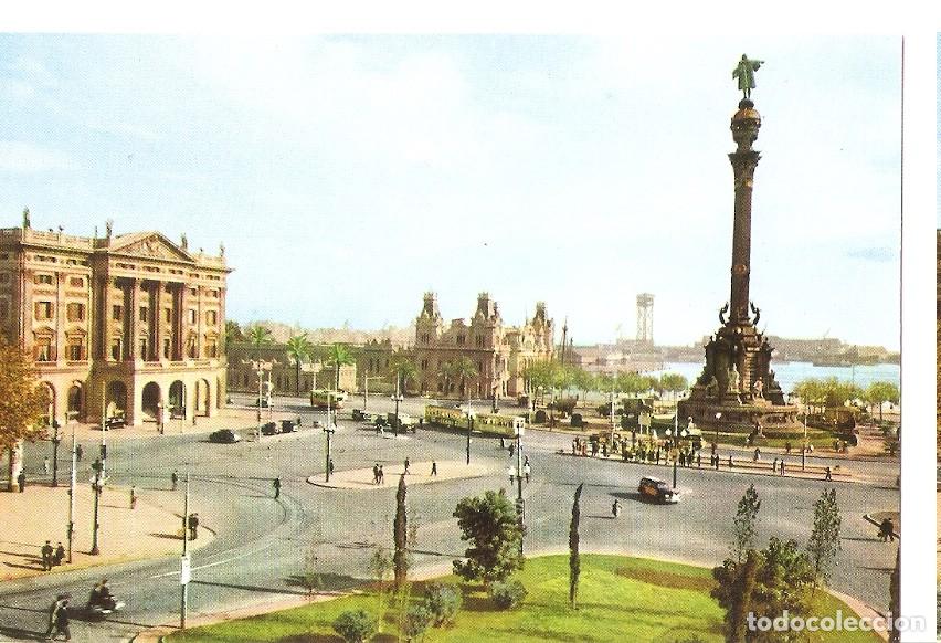 Postkarten: Postal 045853 : Barcelona (Espa&ntilde;a). El monumento a Colon y su explanada - Varios