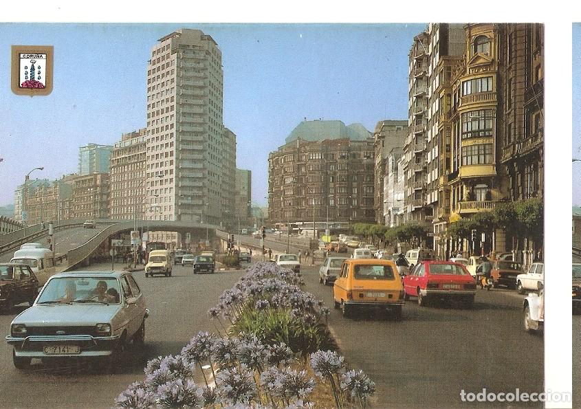 Postcards: Postal 045892 : La Coru&ntilde;a. Avenida Linares Rivas y Viaducto - Varios