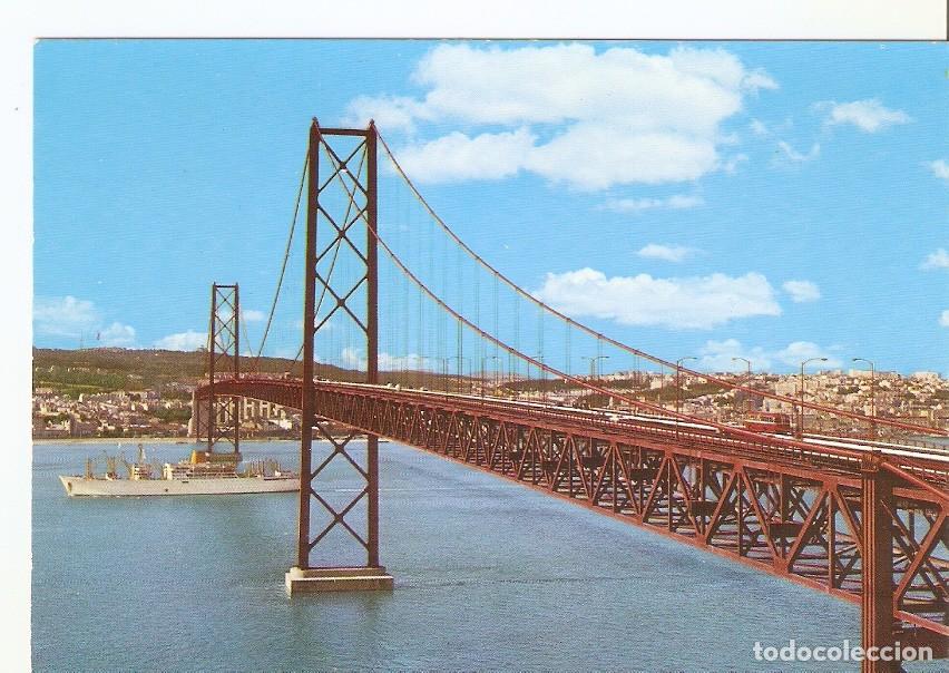 Postcards: Postal 045907 : Lisboa (Portugal). Bridge on Tagus - Varios