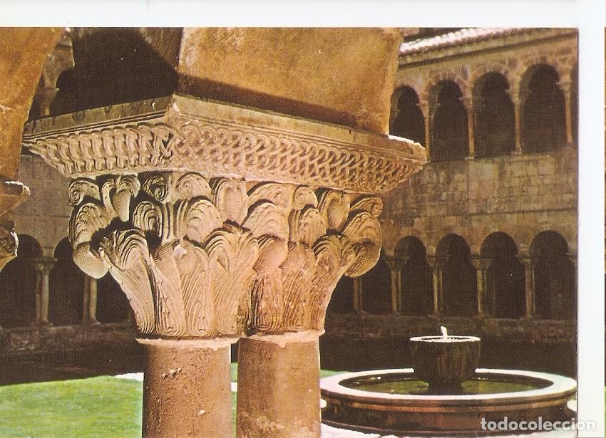 Postcards: Postal 045921 : Abadia de Santo Domingo de Silos (Burgos). Capitel s. XI y arcadas del Claustro - Va