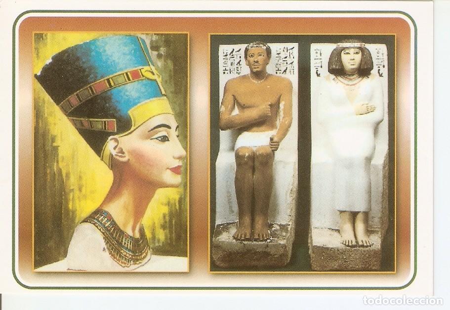 Postales: Postal 045795 : Queen Nefertiti. Rahotoop and his wife princess Nefert - Varios