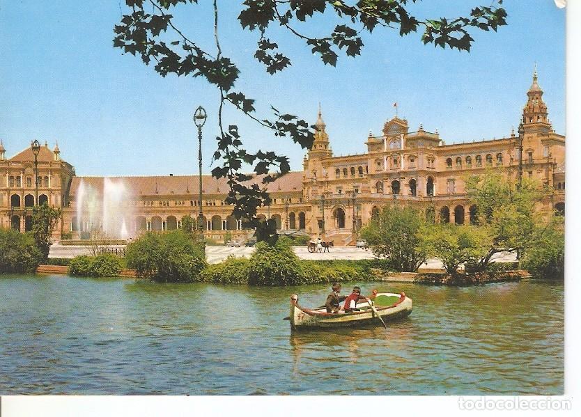 Postales: Postal 046075 : Sevilla. Plaza de Espa&ntilde;a - Varios