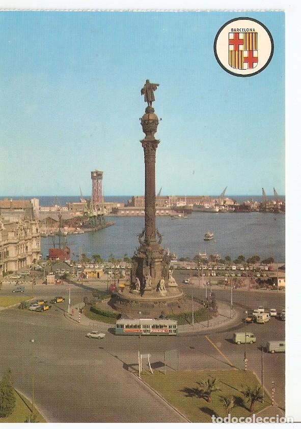 Postkarten: Postal 045855 : Barcelona. Puerta de la Paz y monumento a Colon - Varios