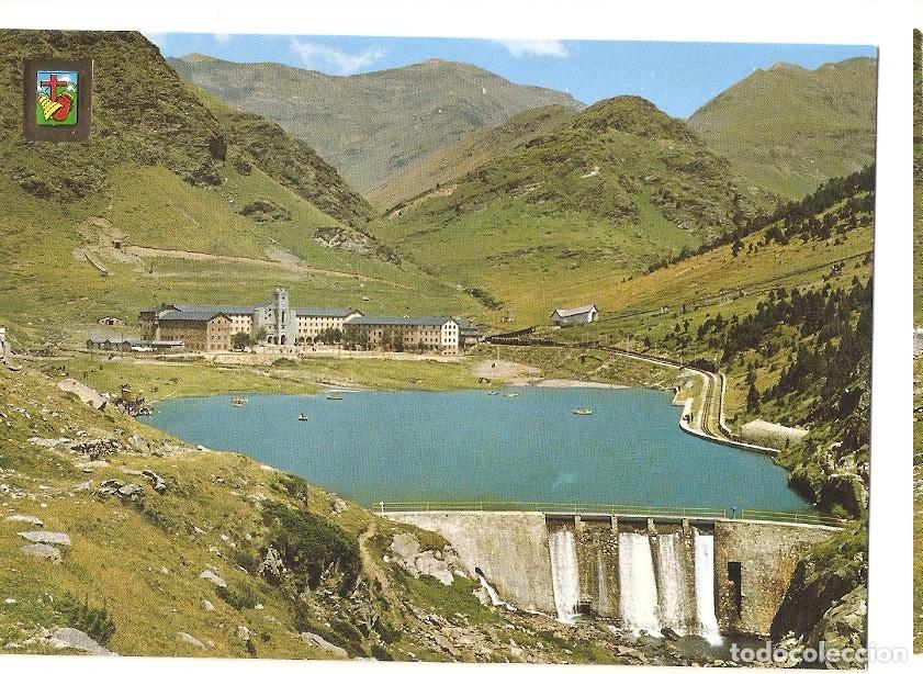 Postais: Postal 045868 : Nuria (Girona). Pirineu Central. Llac i vista general - Varios