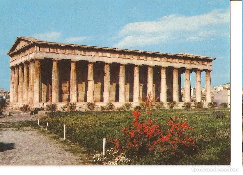 Postais: Postal 046156 : Athens - View of the Temple dof the Olympian Jupiter and Acropolis - Varios