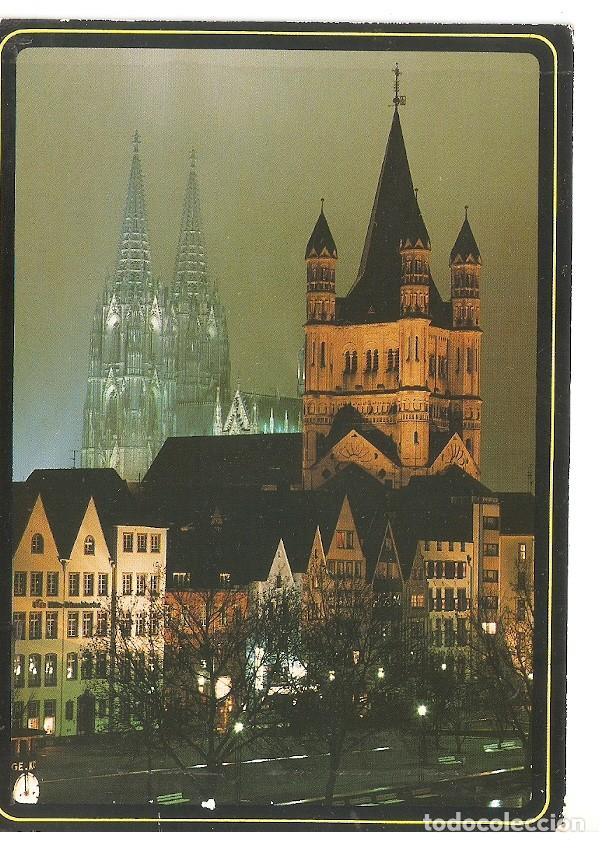 Postkarten: Postal 046030 : Koln. Rheinpanorama bei Nacht - Varios