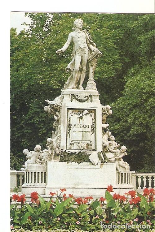 Postales: Postal 046373 : Estatua Mozart - Varios