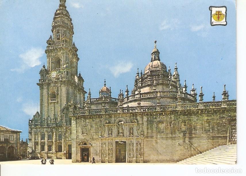 Postales: Postal 046480 : Santiago de Compostela. Puerta Santa y Torre del Reloj - Varios