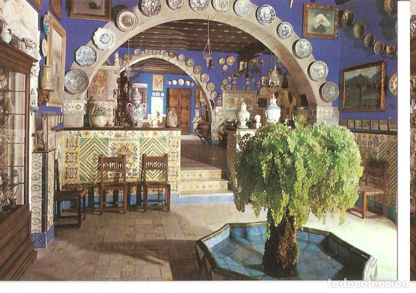 Postkarten: Postal 046528 : Sala de de Ceramica del Cau Ferrat. Sitges. Playa de Oro. Patronato Provincial de lo