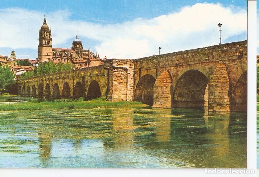 Postcards: Postal 046227 : Salamanca. Catedral y Puente romano - Varios