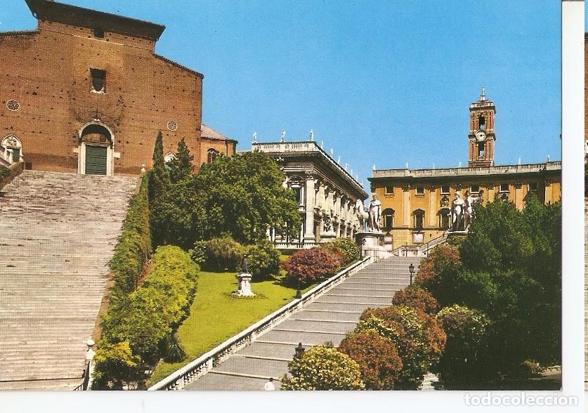 Postales: Postal 046618 : Roma. The Capitol and Church of Santa Maria in Aracoeli - Varios