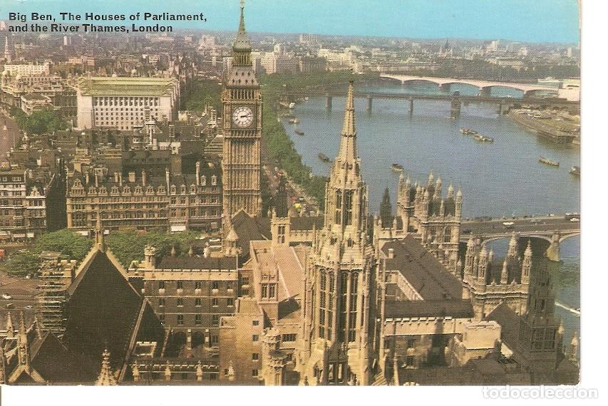 Postais: Postal 046690 : Big Ben. The Houses of Parliament and the River Thames London - Varios