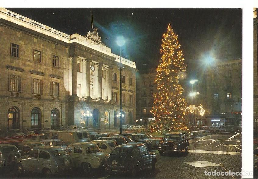 Postcards: Postal 046505 : Barcelona. Ayuntamiento. Vista nocturna - Varios