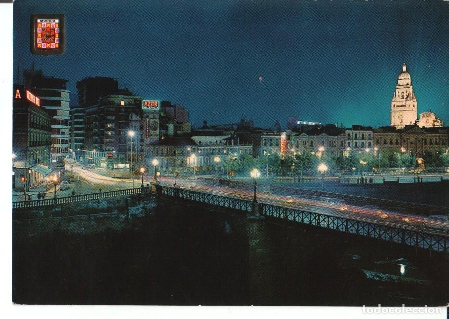 Postais: Postal-Postcard 17581: MURCIA - Puente Viejo. Gran Via y Glorieta de Espa&ntilde;a - Varios