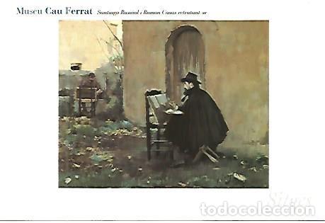 Postales: POSTAL 53061: S. RUSI&Ntilde;OL y R. CASAS Santiago Rusi&ntilde;ol y Ramon Casas retratandose - Varios