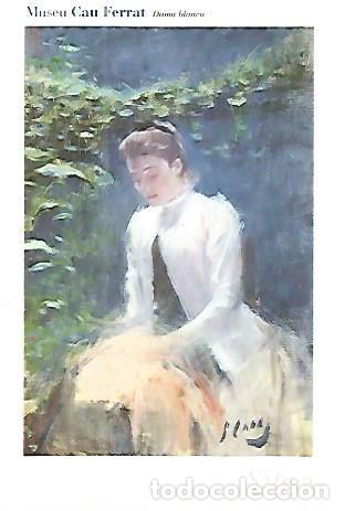 Postales: POSTAL 53057: RAMON CASAS. Dama Blanca - Varios