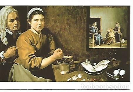 Cartoline: Postal 53389: VELAZQUEZ. Cristo en casa de Marta y Maria - Varios