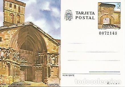 Postales: Postal 53436: LOGRO&Ntilde;O. Iglesia de San Bartolome - Varios