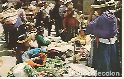 Postkarten: Postal 53578: HUANCAYO PERU. Mercado tipico - Varios