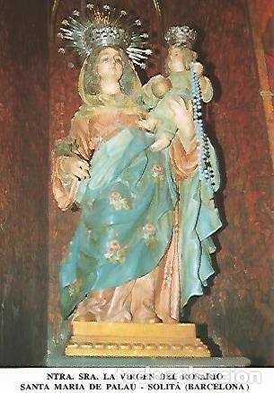 Cartes Postales: Postal 53758: VIRGEN DEL ROSARIO. Palau-Solita Barcelona - Varios