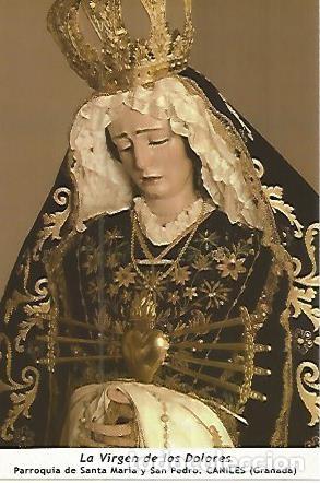 Postais: POSTAL 54021: Virgen de los Dolores. Caniles Granada - Varios