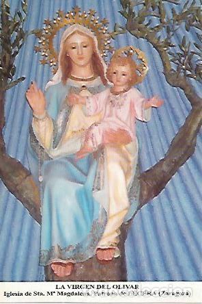 Postcards: POSTAL 54146: La Virgen del Olivar. Lecera. Zaragoza - Varios