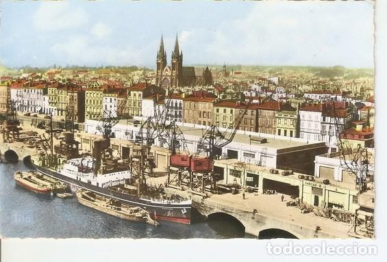 Cartes Postales: Postal 046919 : Port autonome de Bordeaux Fa&ccedil;ade du Quai des Chartrons. LEglise Saint-Louis - Varios