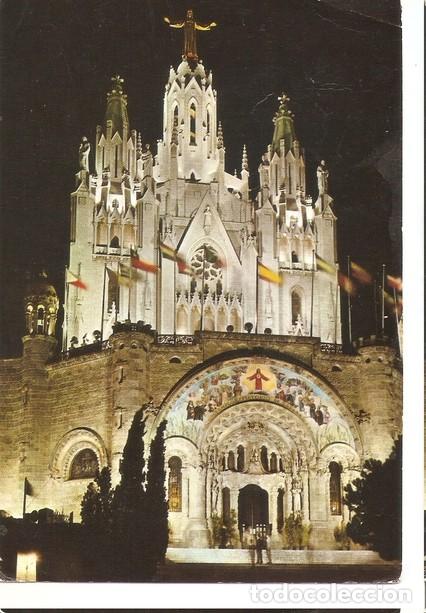 Postales: Postal 047035 : Barcelona. Tibidabo. Basilica Naciona Exp. Del Sagrado Corazon de Jesus - Varios