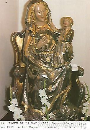 Postais: Postal 53688: VIRGEN DE LA PAZ. Segovia - Varios