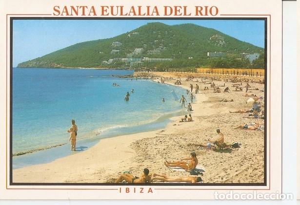 Postkarten: Postal 047133 : Santa Eulalia del Rio (Ibiza) Baleares. La playa - Varios
