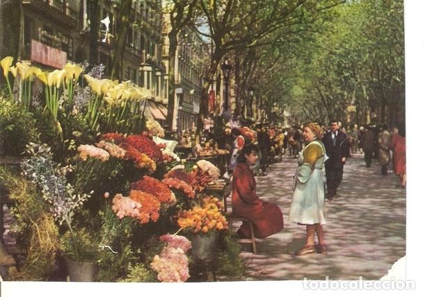 Postkarten: Postal 047140 : Barcelona. Rambla de las Flores - Varios