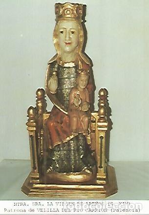 Cartes Postales: Postal 53732: VIRGEN DE ARE&Ntilde;OS. Velilla del Rio Carrion Palencia - Varios