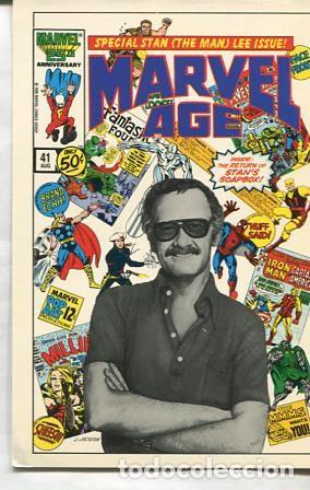 Postcards: Tarjeta Postal comics Forum Salon Comic Barcelona 1993: Marvel Age con Stan Lee - Varios