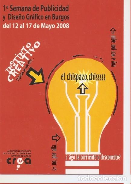 Postales: Postal 047426 : Semana de Publicidad y Dise&ntilde;o Grafico en Burgos. Asociacion de agencias de publicid