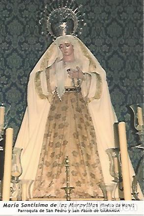 Postais: POSTAL 53980: Maria Santisima de las Maravillas. Granada - Varios