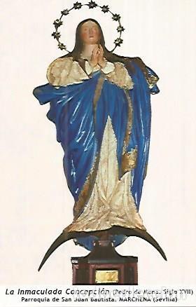 Cartoline: POSTAL 54013: Immaculada de Pedro de Mena. Marchena Sevilla - Varios