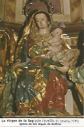 Postais: POSTAL 54060: La Virgen de la Sagrada Familia. Murcia - Varios