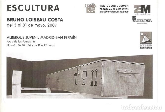 Postales: Postal 047543 : Escultura Bruno Loiseau Costa. Albergue Juvenir Madrid-San Fermin - Varios