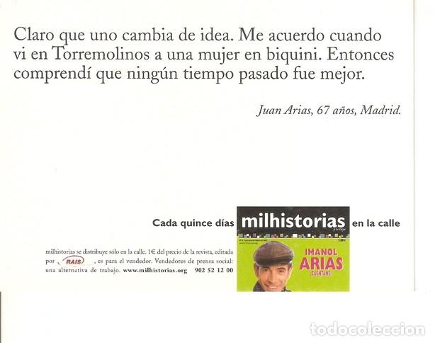 Postcards: Postal 047599 : Cada quince dias mil historias en la calle. Imanol Arias &iexcl;Cuentame! - Varios