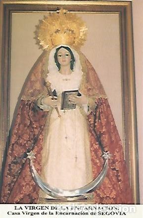 Postais: POSTAL 54164: Virgen de la Encarnacion. Segovia - Varios