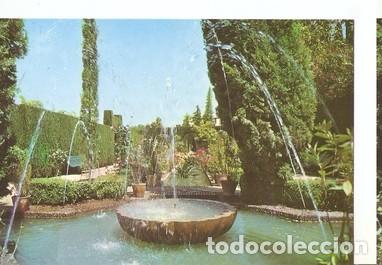 Postais: Postal 047852 : Granada. Generalife. Fuente de los Jardines Bajos - Varios