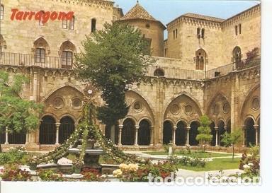 Postkarten: Postal 047946 : Costa Dorada - Tarragona. Catedral. Jardin del Claustro - Varios