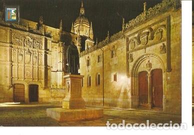 Cartoline: Postal 048012 : Salamanca. Fachada Universidad. Patio de las Escuelas Menores. Nocturna - Varios
