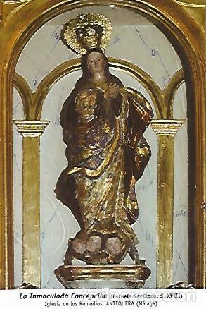 Cartoline: POSTAL 54315: Immaculada Concepcion (siglo XVIII). Antequera Malaga - Varios
