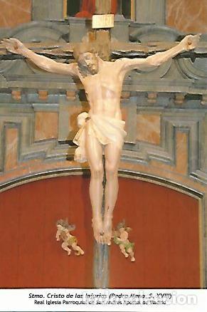 Cartoline: POSTAL 54395: Cristo de las Injurias de Pedro de Mena siglo XVIII. Madrid - Varios
