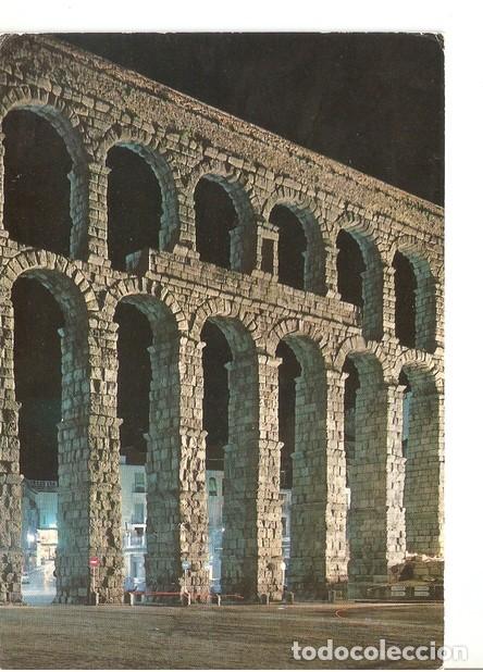 Postales: Postal 047222 : Segovia. Detalle del Acueducto. Aspecto nocturno - Varios