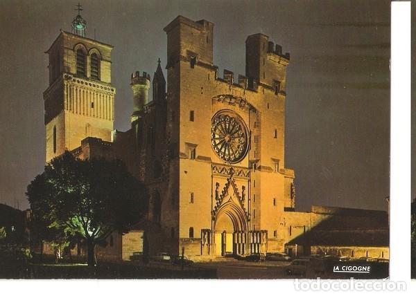 Postais: Postal 047506 : Beziers la nuit (Herault). La Cathedrale - Varios
