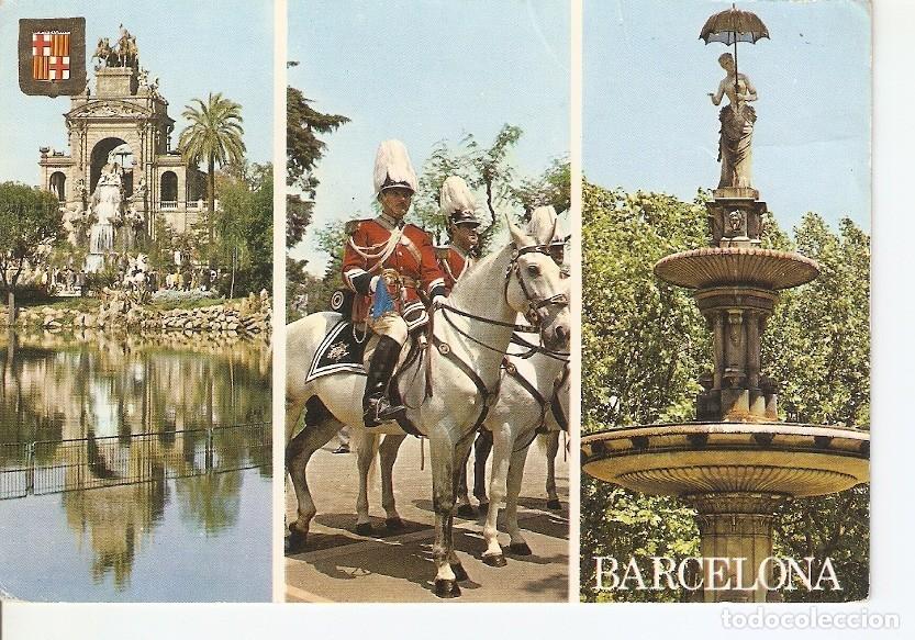 Postais: Postal 023310 : Cascada del Parque de la Ciudadela, Barcelona - Varios