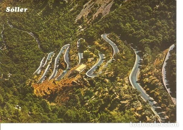 Postcards: Postal 047028 : Mallorca (Baleares) Espa&ntilde;a. Soller. Carretera del Coll. Vista aerea - Varios