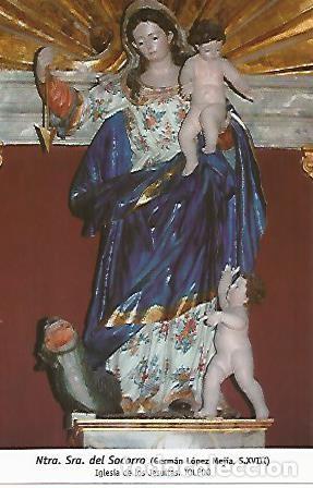 Postais: POSTAL 54737: Virgen del Socorro de Lopez Mejia siglo XVIII. Toledo - Varios